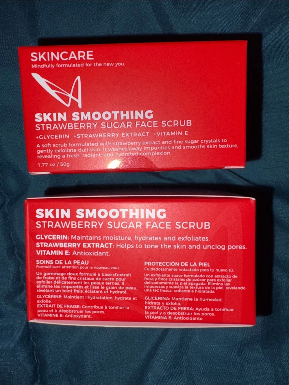 2 - LaSplash Skin Smoothing Strawberry Sugar Face Scrub - 1.77 oz x 2